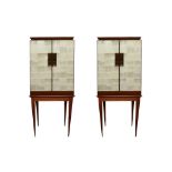 DESIGNER UNKNOWN, a pair of contemporary drinks or bar cabinets