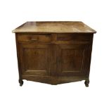 A FRENCH PROVNCIAL ELM AND CHERRYWOOD BUFFET, EARLY 19TH CENTURY