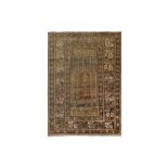 AN ANTIQUE PANDERMA PRAYER RUG, TURKEY