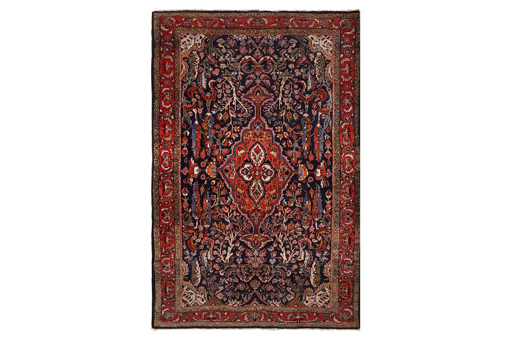 A FINE SAROUK RUG, WEST PERSIA