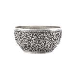A late 19th century Anglo – Indian unmarked silver small bowl, Cutch circa 1890