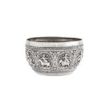 A late 19th / early 20th century Anglo – Indian unmarked silver bowl, Madras circa 1900