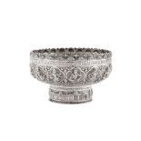 A late 19th / early 20th century Anglo – Indian unmarked silver bowl, Madras circa 1900