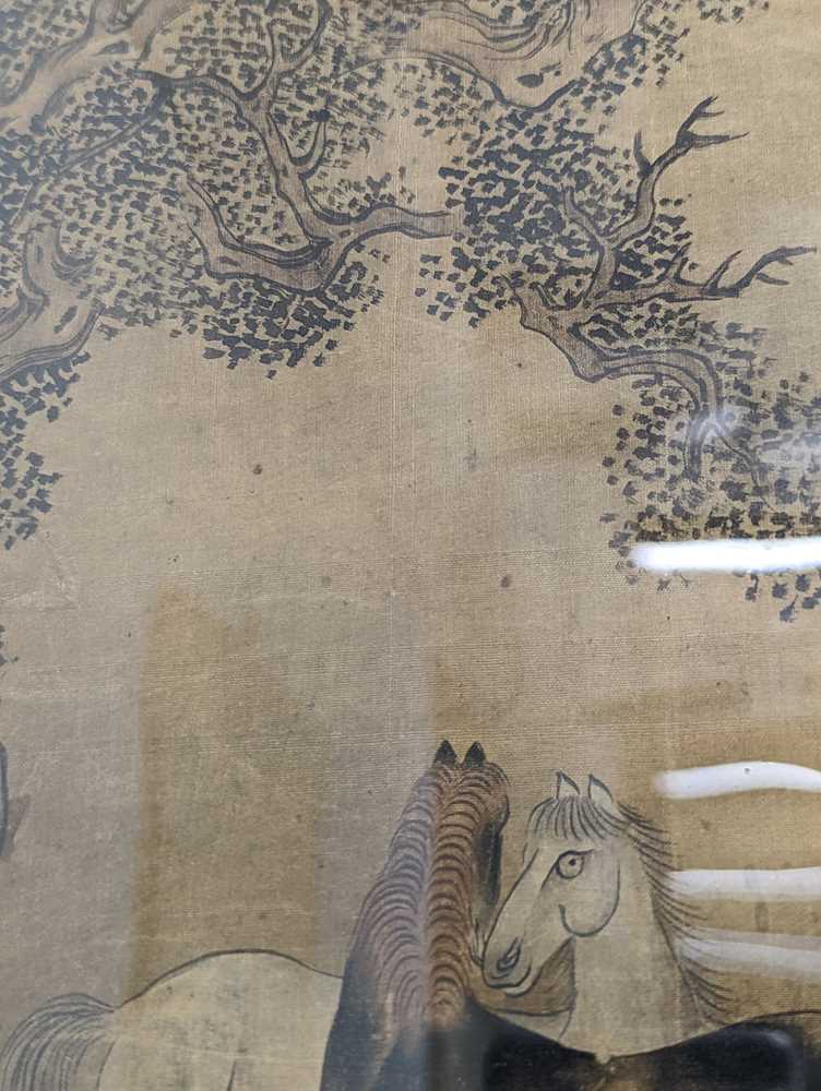 ATTRIBUTED TO ZHOU XUN 周璕（款）(1649-1729) Horses in Landscape 駿馬圖 - Image 27 of 27