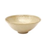 A CHINESE CELADON-GLAZED 'LOTUS' BOWL 南宋至元 十二至十三世紀 青釉暗刻蓮紋盌