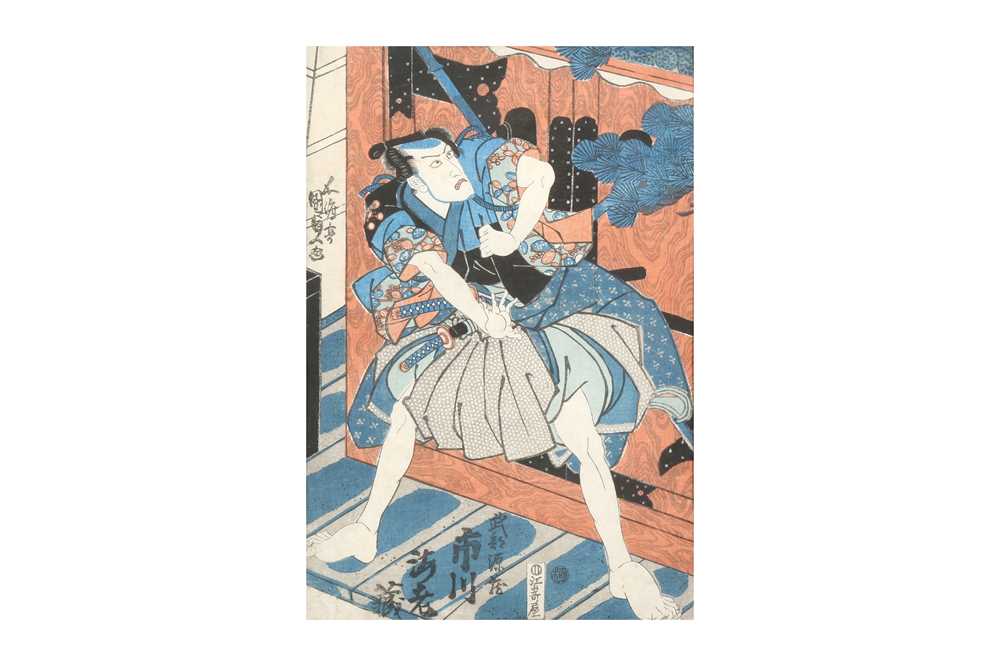 UTAGAWA KUNISADA (1786 – 1864) A Japanese woodblock actor print