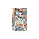 UTAGAWA KUNISADA (1786 – 1864) A Japanese woodblock actor print