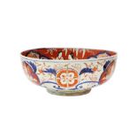 A JAPANESE IMARI PUNCH BOWL