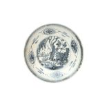 A CHINESE SWATOW BLUE AND WHITE 'PHOENIX' DISH 明 漳州青花鳳紋盤