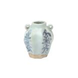 AN ANNAMESE BLUE AND WHITE JARLET 十四世紀 安南青花小罐