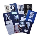 Autograph Collection.- Actors and Entertainers