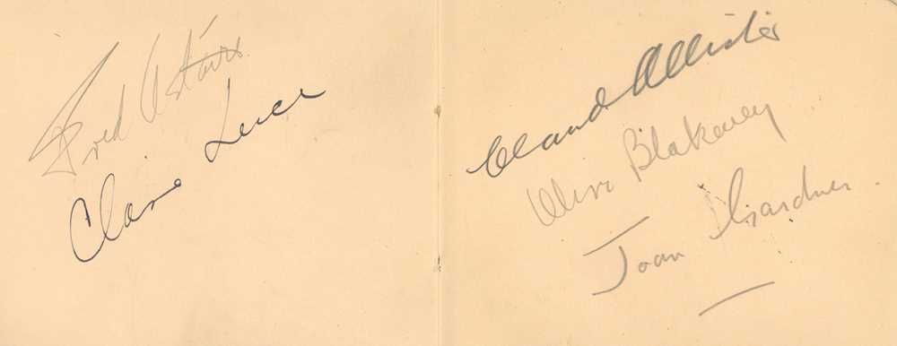 Autograph Albums.- Incl. Fred Astaire - Image 2 of 4