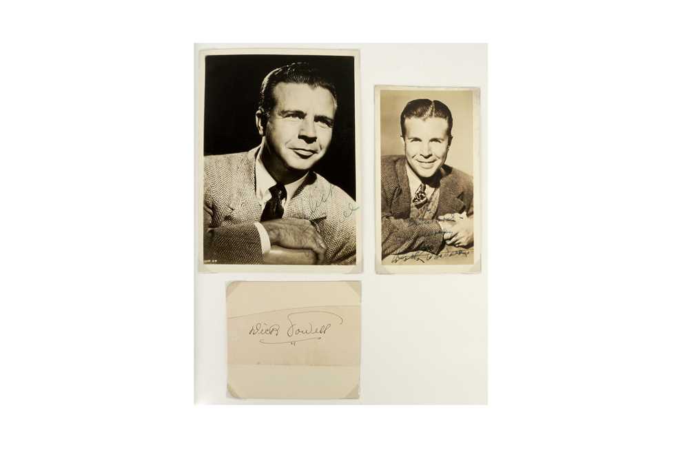 Autograph Collection.- Vintage Film and Entertainment 1930s-1960s - Image 3 of 6