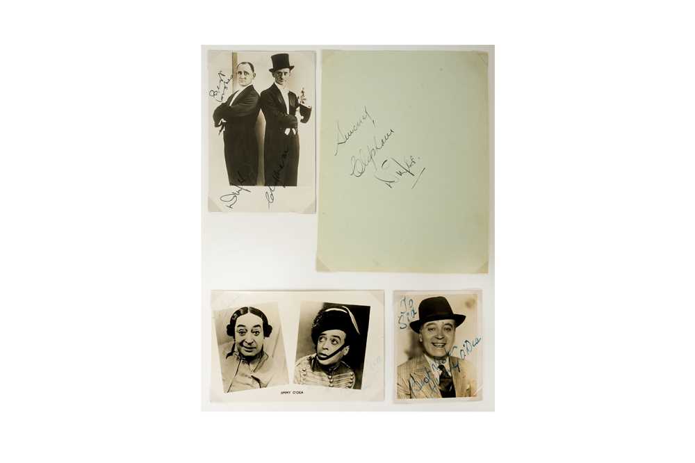 Autograph Collection.- Vintage Music Hall and Radio, 1930s-1950s