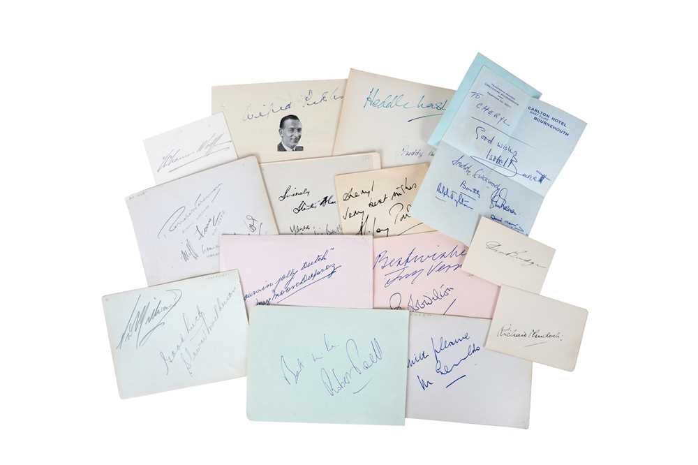 Autograph Collection.- Actors and Entertainers