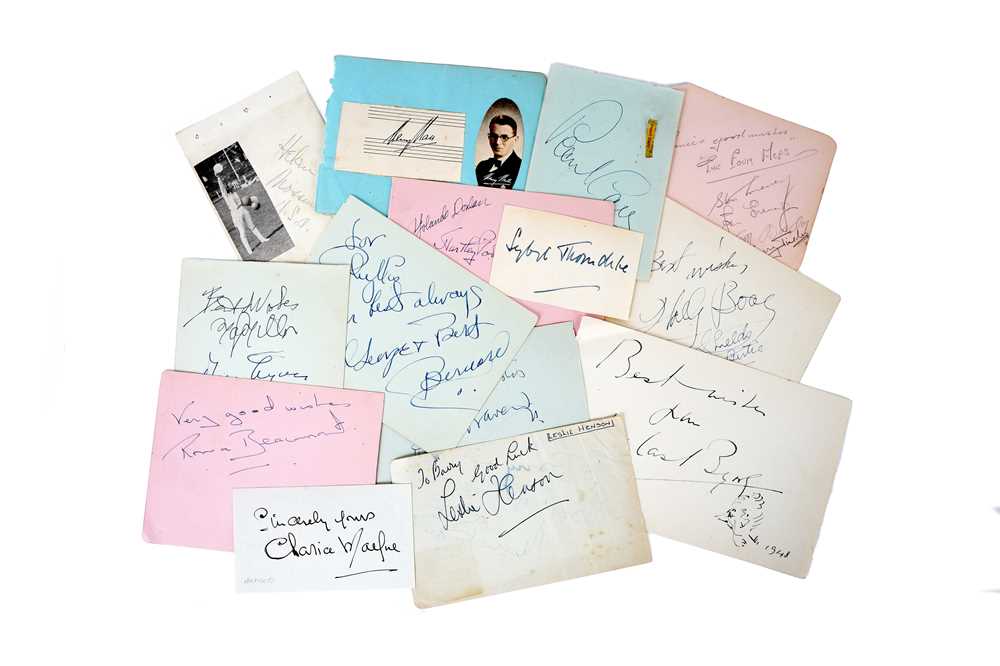 Autograph Collection.- Actors & Entertainers - Bild 3 aus 3