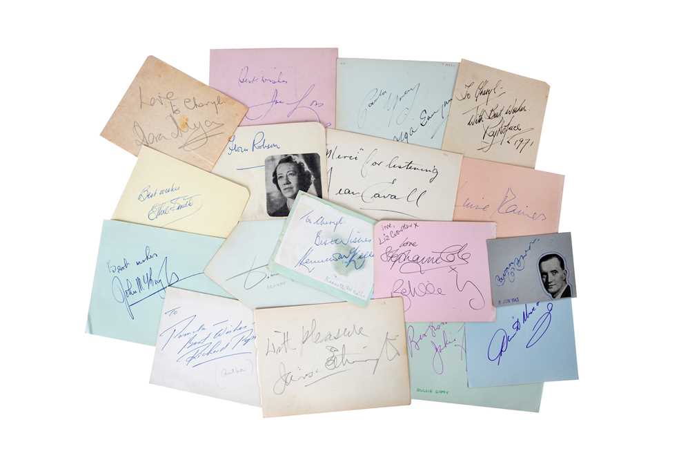 Autograph Collection.- Actors and Entertainers - Bild 2 aus 2