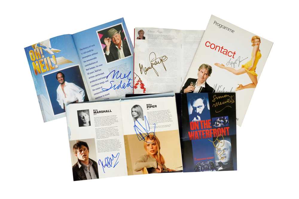 Autograph Collection.- Signed Theatre Programmes