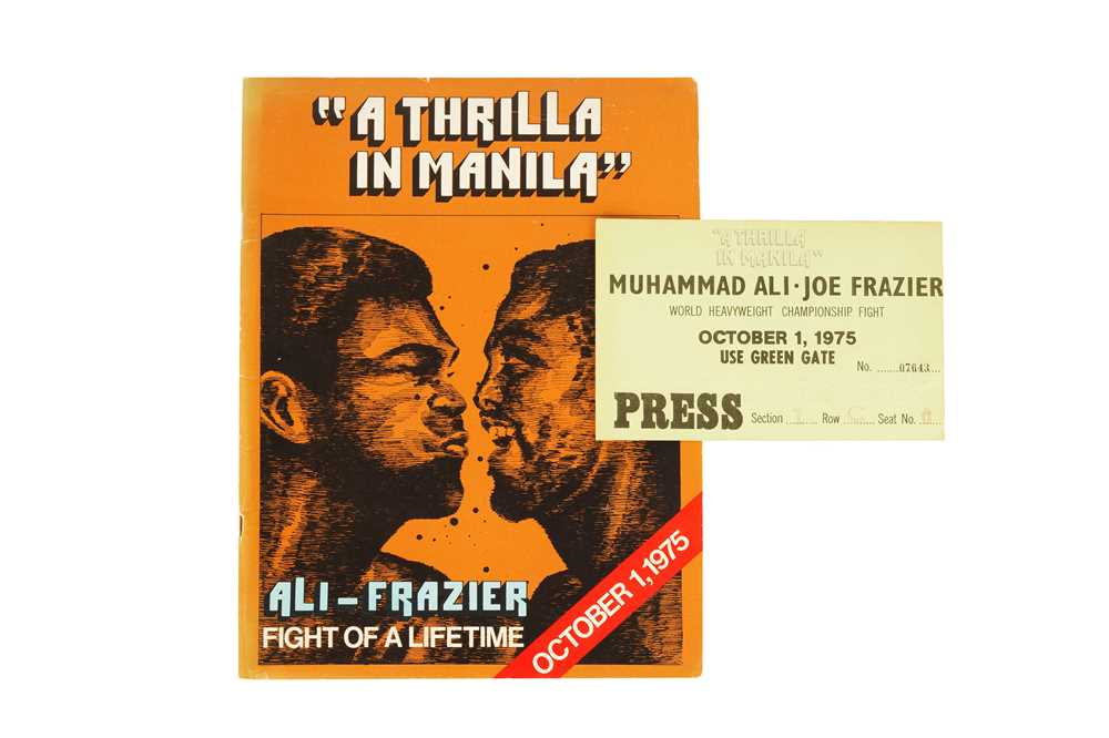 Thrilla in Manila.- Muhammad Ali vs Joe Frazier