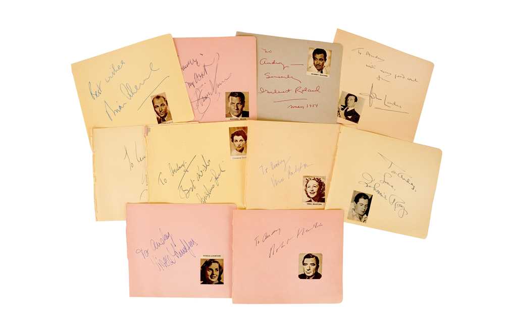 Autograph Collection.- Incl. Ella Fitzgerald