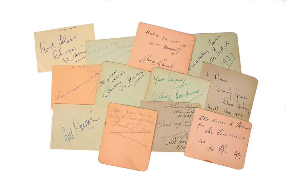 Autograph Collection.- Actors & Entertainers - Bild 2 aus 3