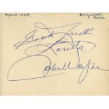 Autograph Albums.- Incl. John Wayne