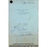On The Buses.- Signed Script