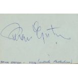 Autograph Album.- Incl. Brian Epstein