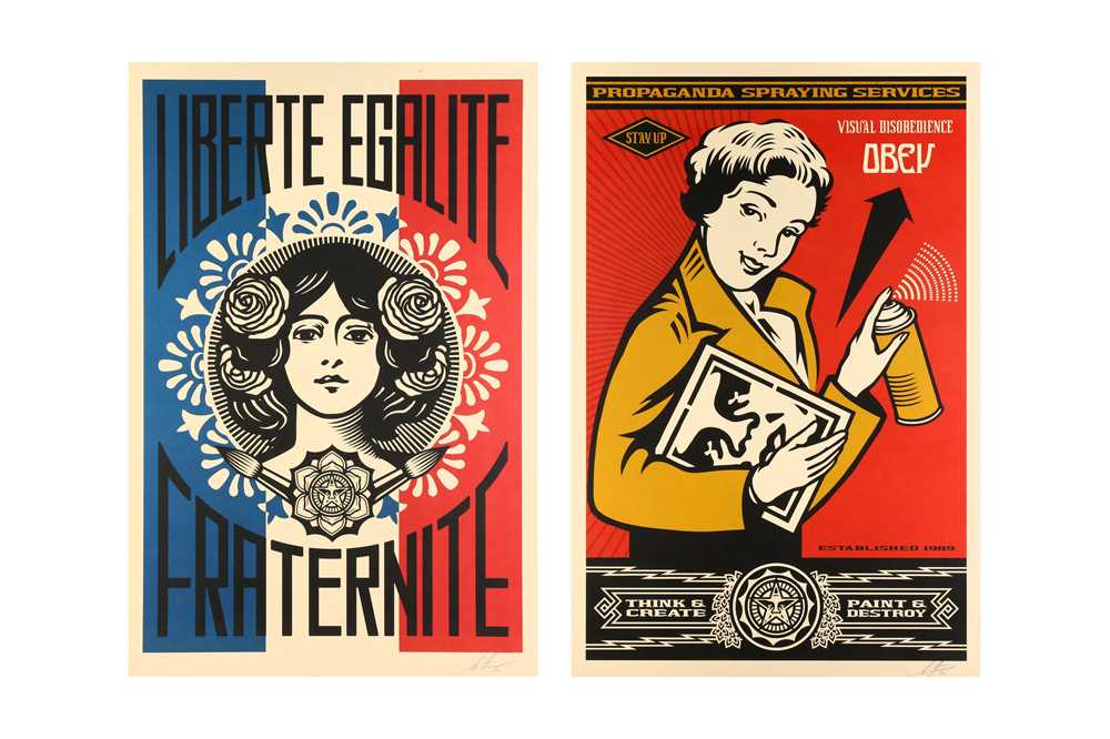 SHEPARD FAIREY (AMERICAN B. 1970)