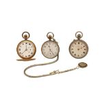 A GROUP OF THREE POCKET WATCHES