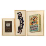 PLAYER'S CIGARETTES SHOWCARDS: NAVY CUT