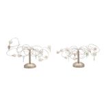 A PAIR OF HARCO LOOR SNOWBALL CEILING LIGHTS