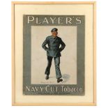 PLAYER'S CIGARETTES SHOWCARDS: NAVY CUT TOBACCO