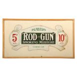 PLAYER'S CIGARETTES SHOWCARDS: ROD & GUN TOBACCO