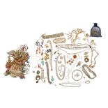 A LARGE GROUP OF COSTUME JEWELLERY (Qty)