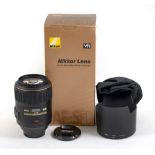 AF-S Micro-Nikkor 105mm f2.8G VR Macro Lens.