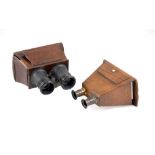 Two Brewster Style Stereoscopic Viewers for Glass Positives or Cards.