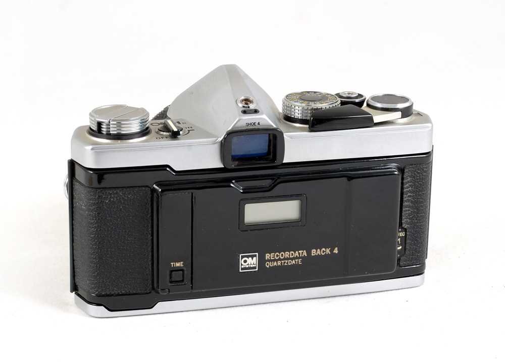 A Pair of Chrome Olympus OM-1 Cameras. - Image 2 of 3