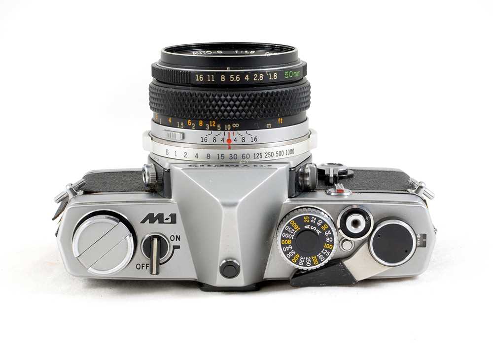 A Rare Olympus M-1 SLR with 50mm M-System Lens.