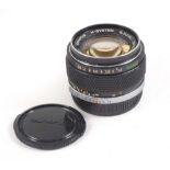 A Rare Olympus "Silver Nose" 50mm f1.4 M-System Lens.