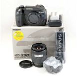 Olympus E-330 4/3rds DSLR Kit, As New.