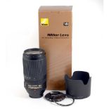 AF Nikkor 70-300mm f4.5-5.6 G VR Zoom Lens.