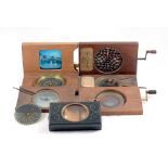 A Group of Magic Lantern Slipper & Chromoscope Slides.