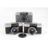 Olympus Pen D & EE-2 Half Frame Cameras.