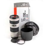 Canon EF 70-200mm f4 L Series Lens.