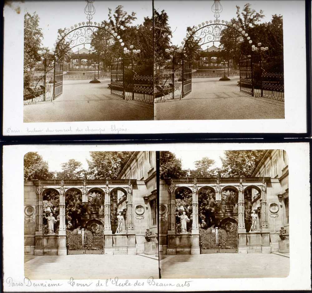 Group of Twenty French Glass Stereo Positives, Paris, Mountaineering etc. - Image 6 of 8