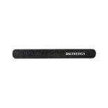 Balenciaga Black Logo Slap Bracelet