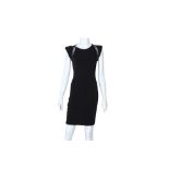 Alexander McQueen Black Sheer Knit Dress - Size S