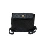 Chanel Black Square Timeless Classic Backpack