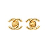 Chanel CC Turnlock Clip On Earrings